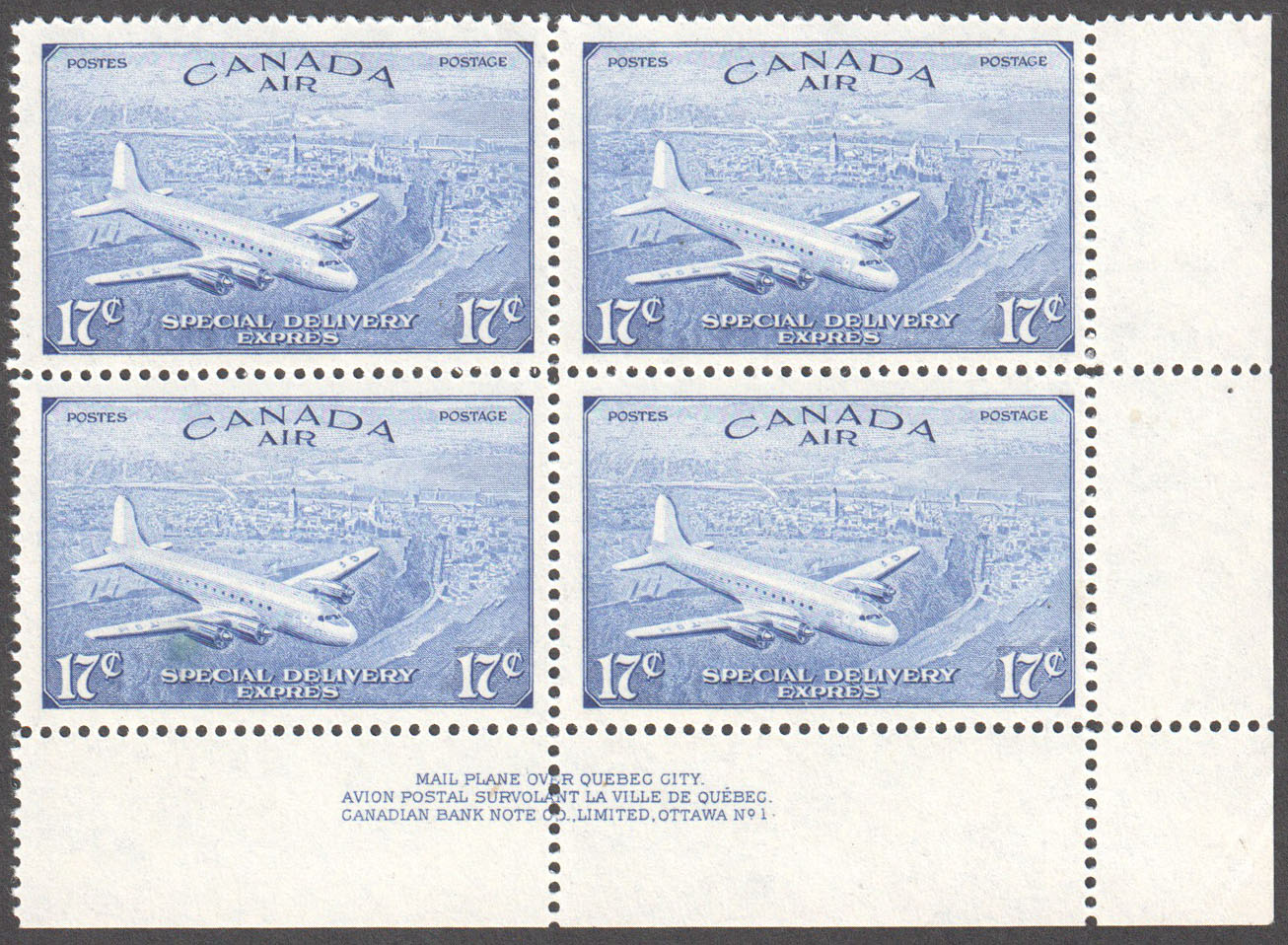 Canada Scott CE4 MNH VF PB LR (A12-8) - Click Image to Close